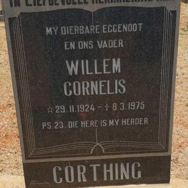CORTHING Willem Cornelis 1924-1975
