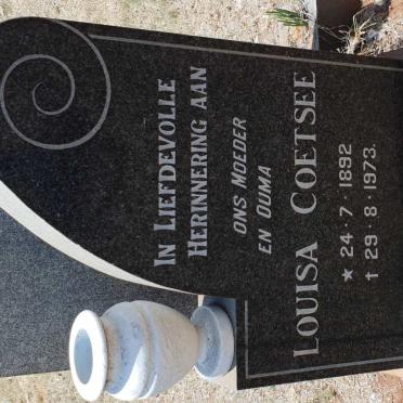 COETSEE Louisa 1892-1973