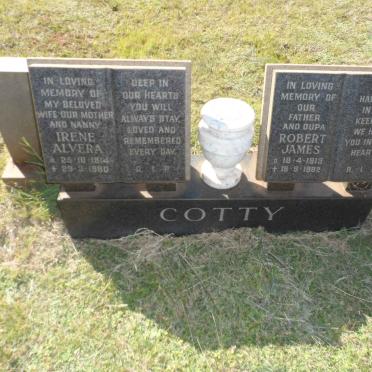 COTTY Robert James 1913-1982 &amp; Irene Alvera 1914-1980