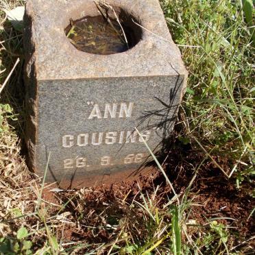 COUSINS Ann -1958