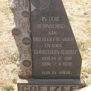 COETZEE Christiaan Rudolf 1916-1970