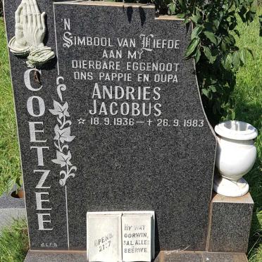 COETZEE Andries Jacobus 1936-1983