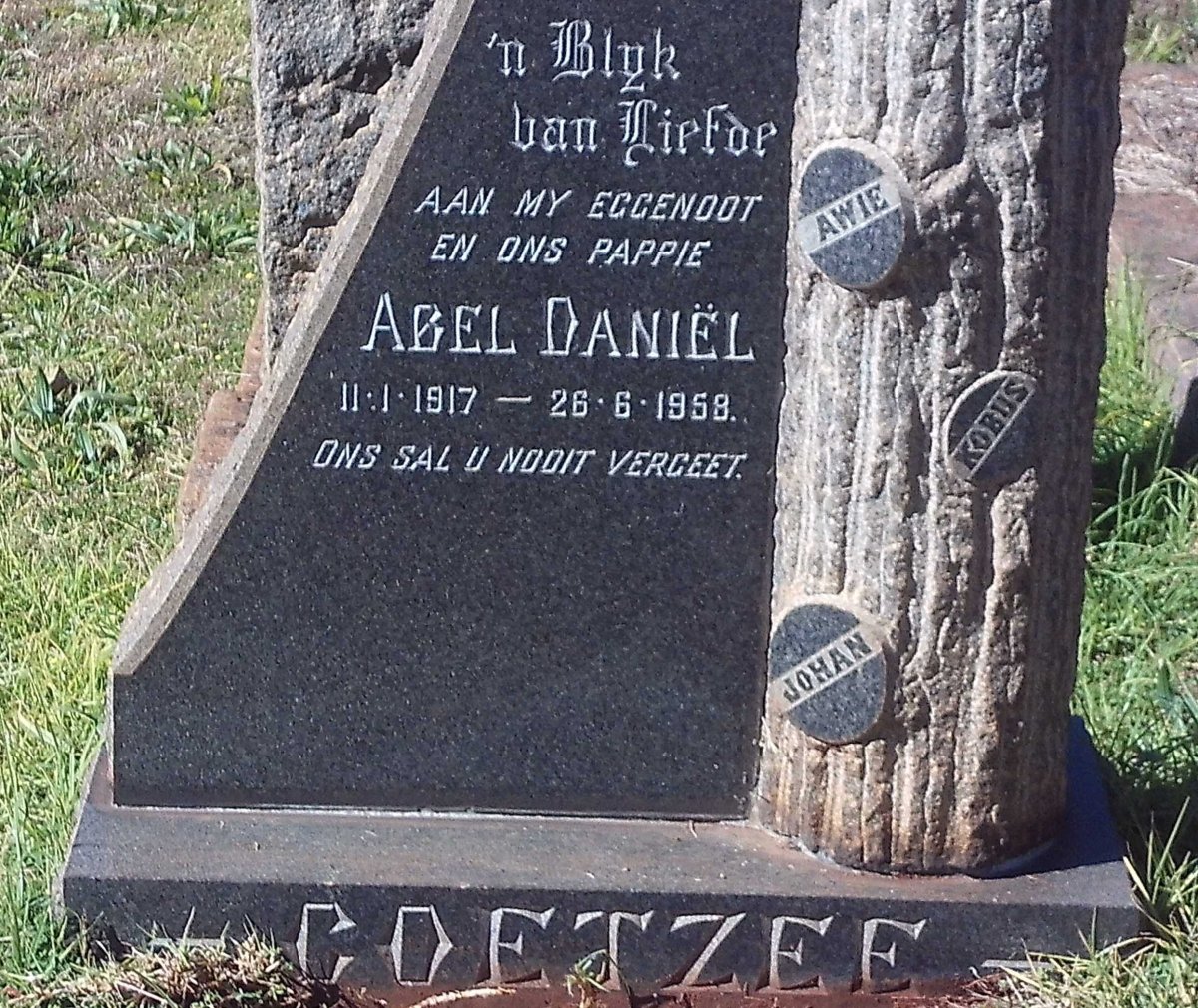 COETZEE Abel Daniël 1917-1958