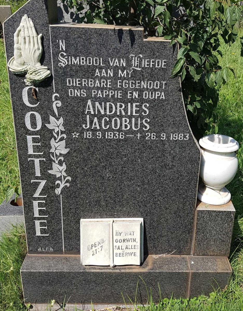 COETZEE Andries Jacobus 1936-1983