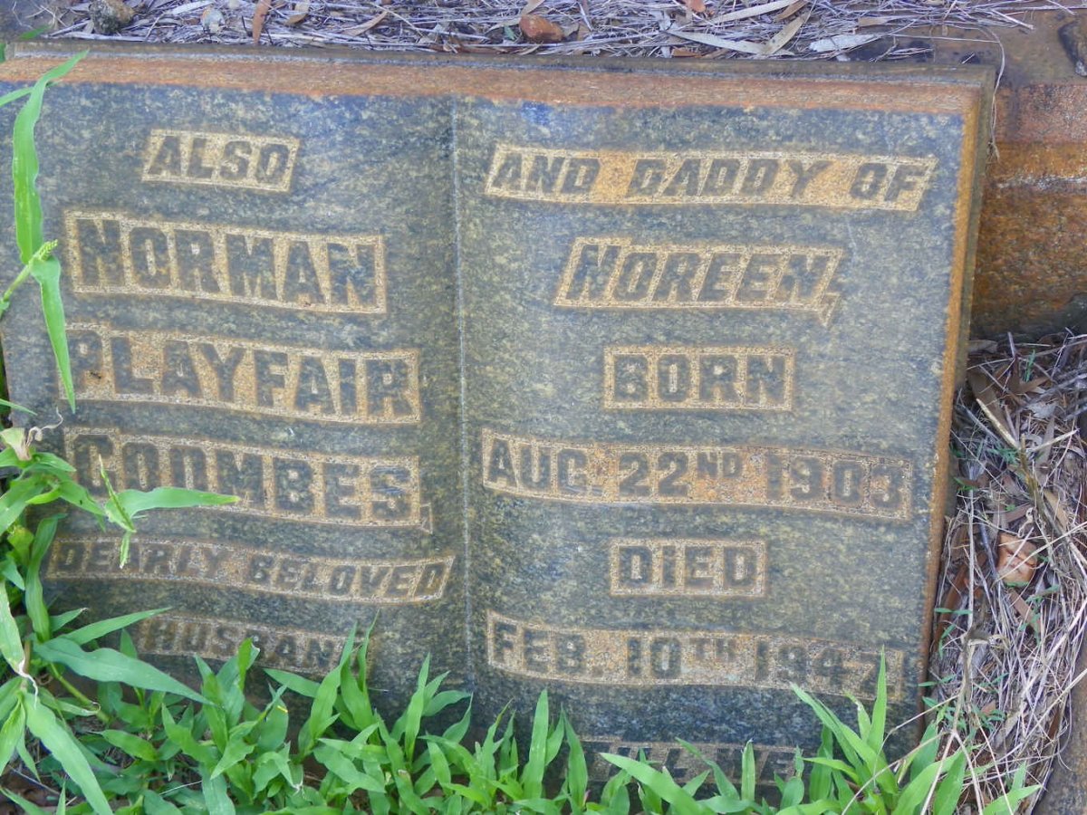 COOMBES Norman Playfair 1903-1947 :: COOMBES Arthur Playfair 1930-1943