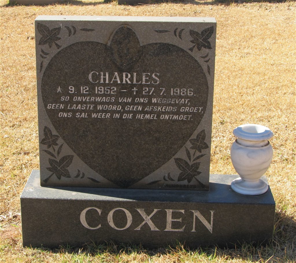 COXEN Charles 1952-1986