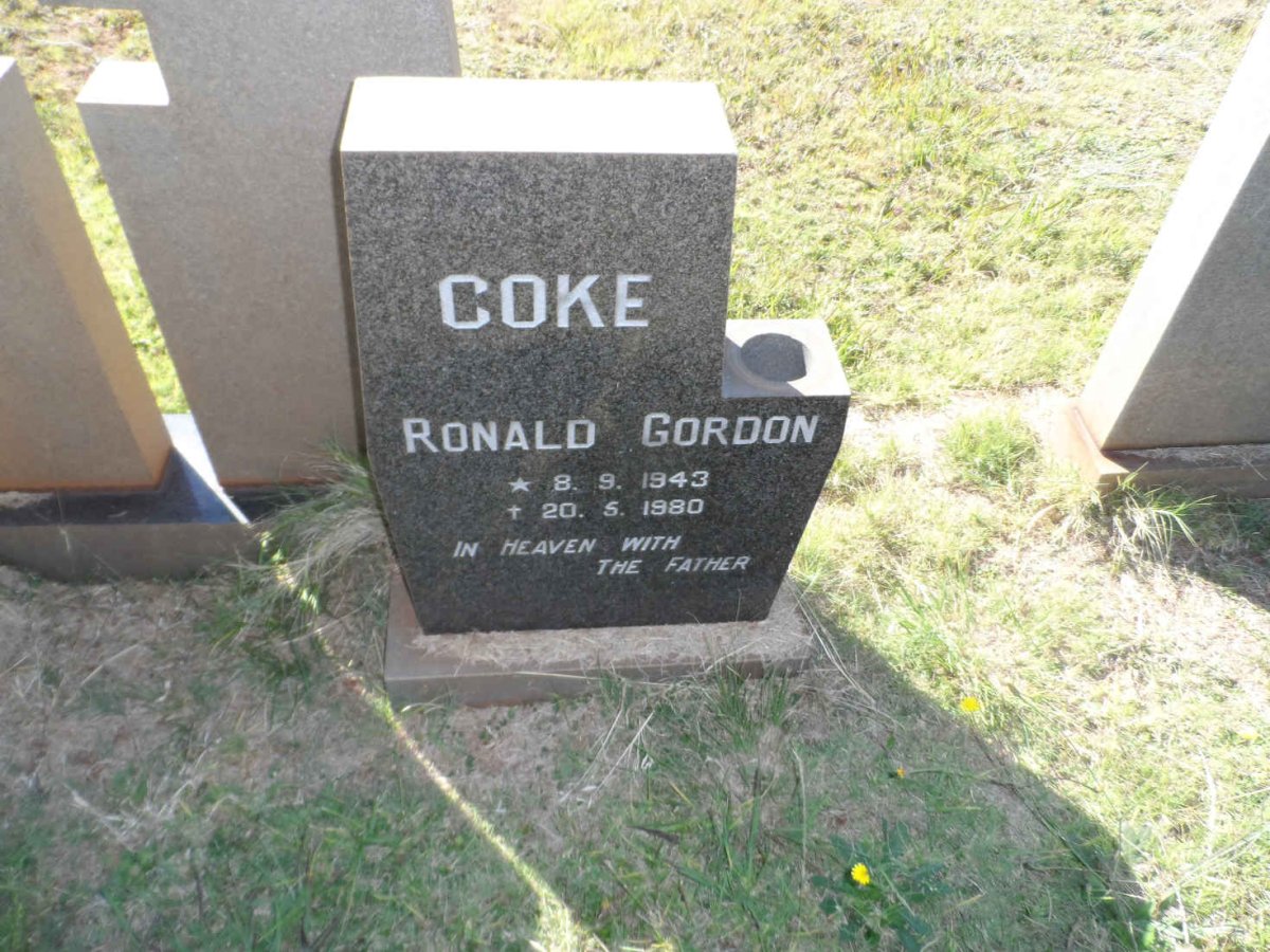 COKE Ronald Gordon 1943-1980
