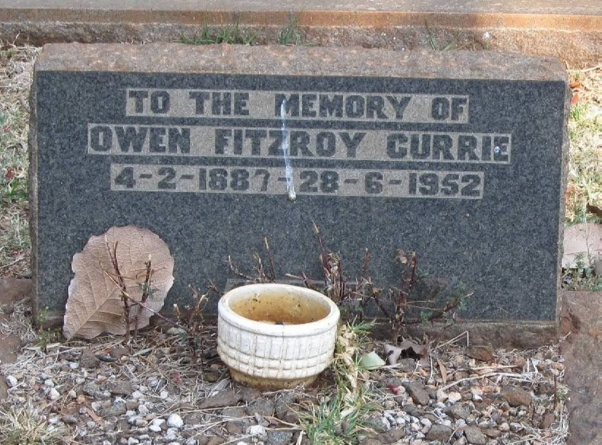 CURRIE Owen Fitzroy 1887-1952