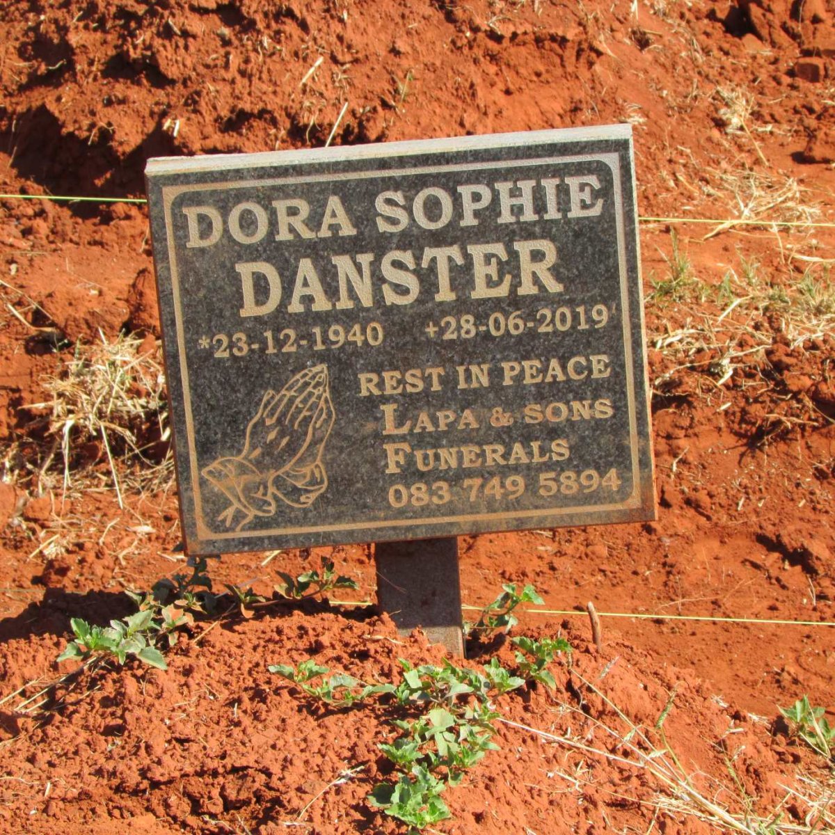 DANSTER Dora Sophie 1940-2019