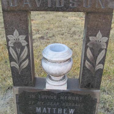 DAVIDSON Matthew -1965