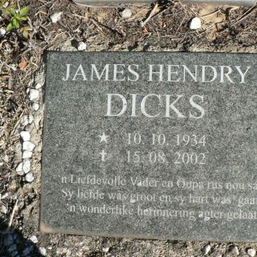 DICKS James Hendry 1934-2002