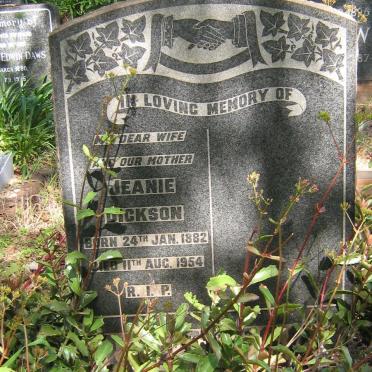 DICKSON Jeanie 1882-1954