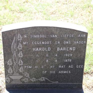 DIPPENAAR Harold Barend 1929-1979