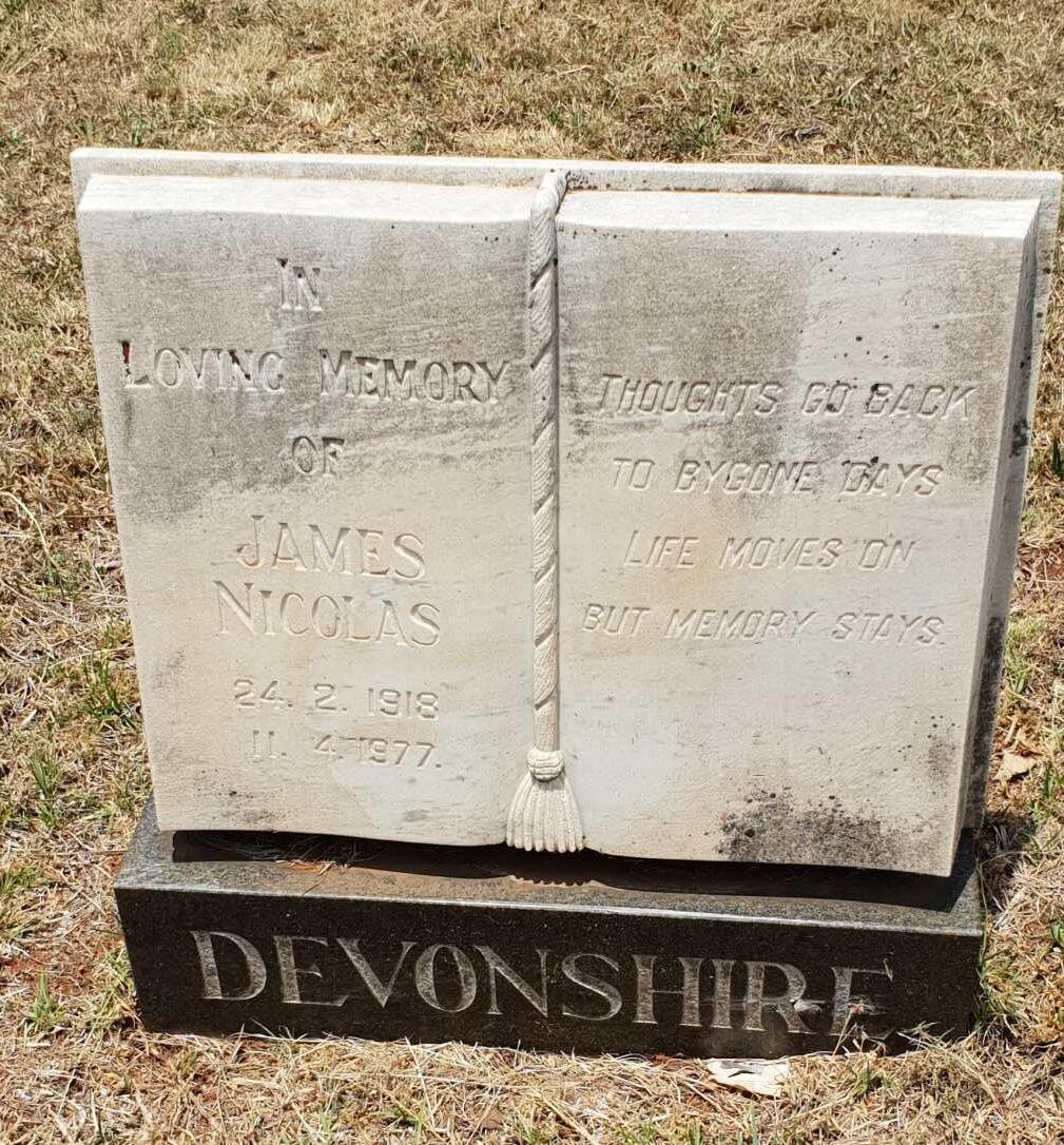 DEVONSHIRE James Nicolas 1918-1977