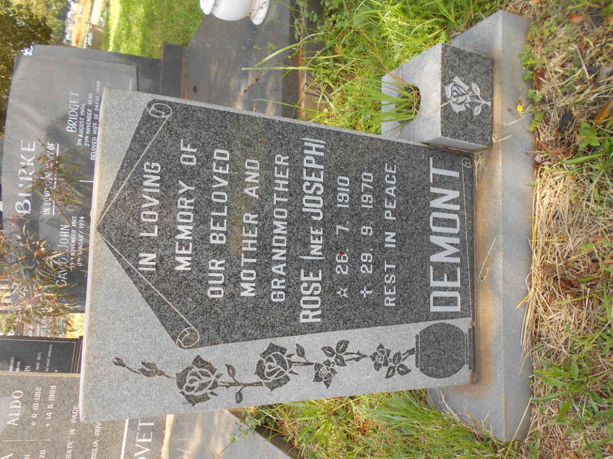 DEMONT Rose nee JOSEPH 1910-1970