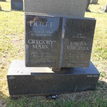 DOYLE Gregory Mark 1955-2001 &amp; Laura Virginia 1953-1975
