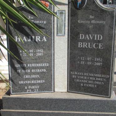 DOCKING David Bruce 1952-2007 &amp; Hajira 1952-2005