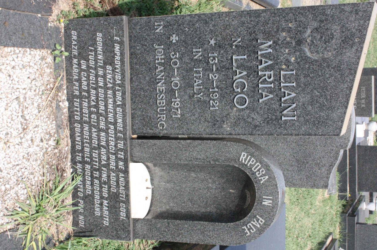 DOGLIANI Maria nee LAGO 1921-1971