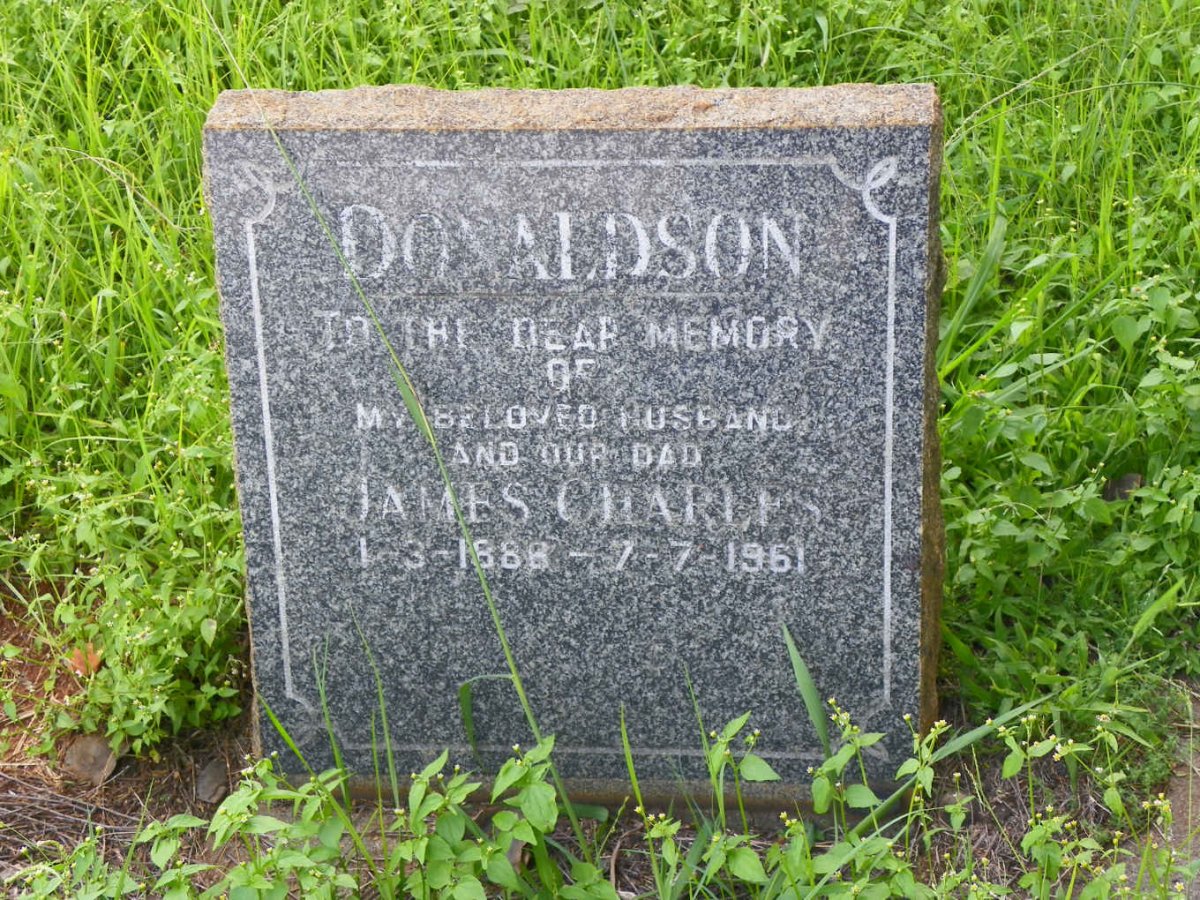 DONALDSON James Charles 188?-1961