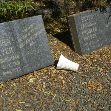 DREYER Pieter Jacobus Grobler 1887-1946 &amp; Maria Jacoba LABUSCHAGNE 1891-1976