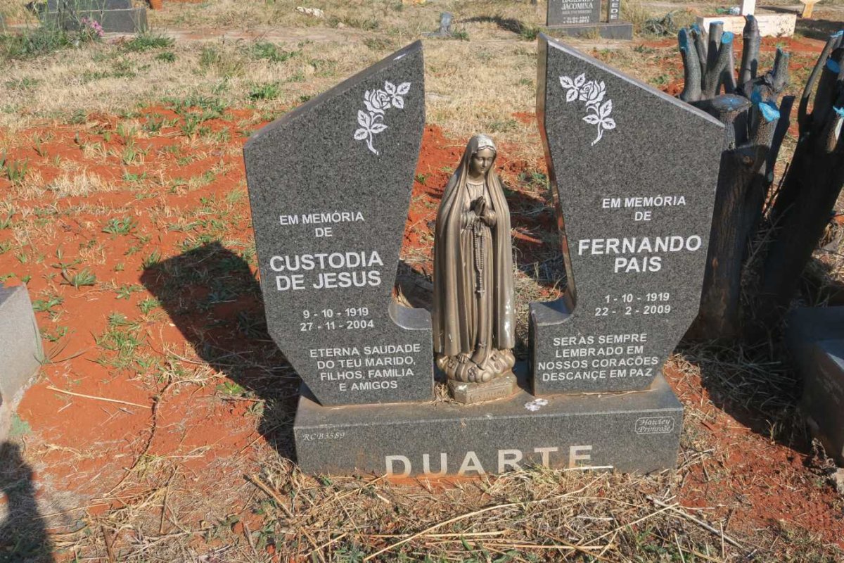 DUARTE Fernando Pais 1919-2009 &amp; Custodia de Jesus 1919-2004