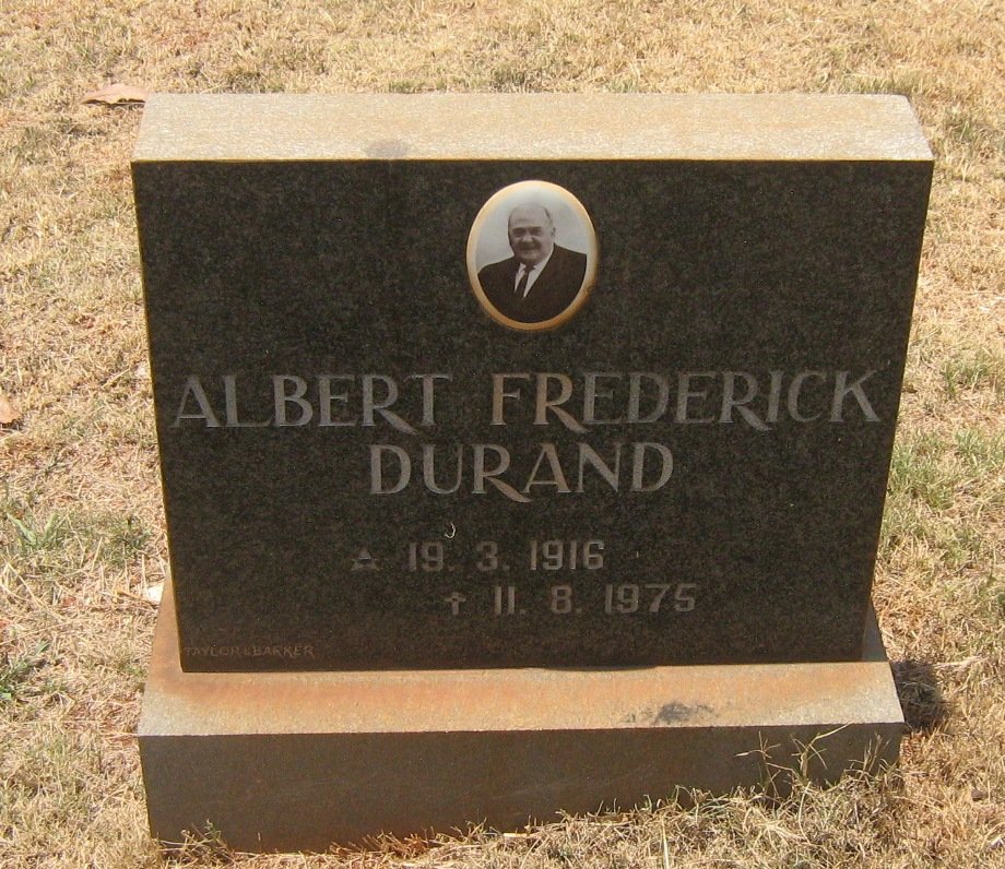 DURAND Albert Frederick 1916-1975