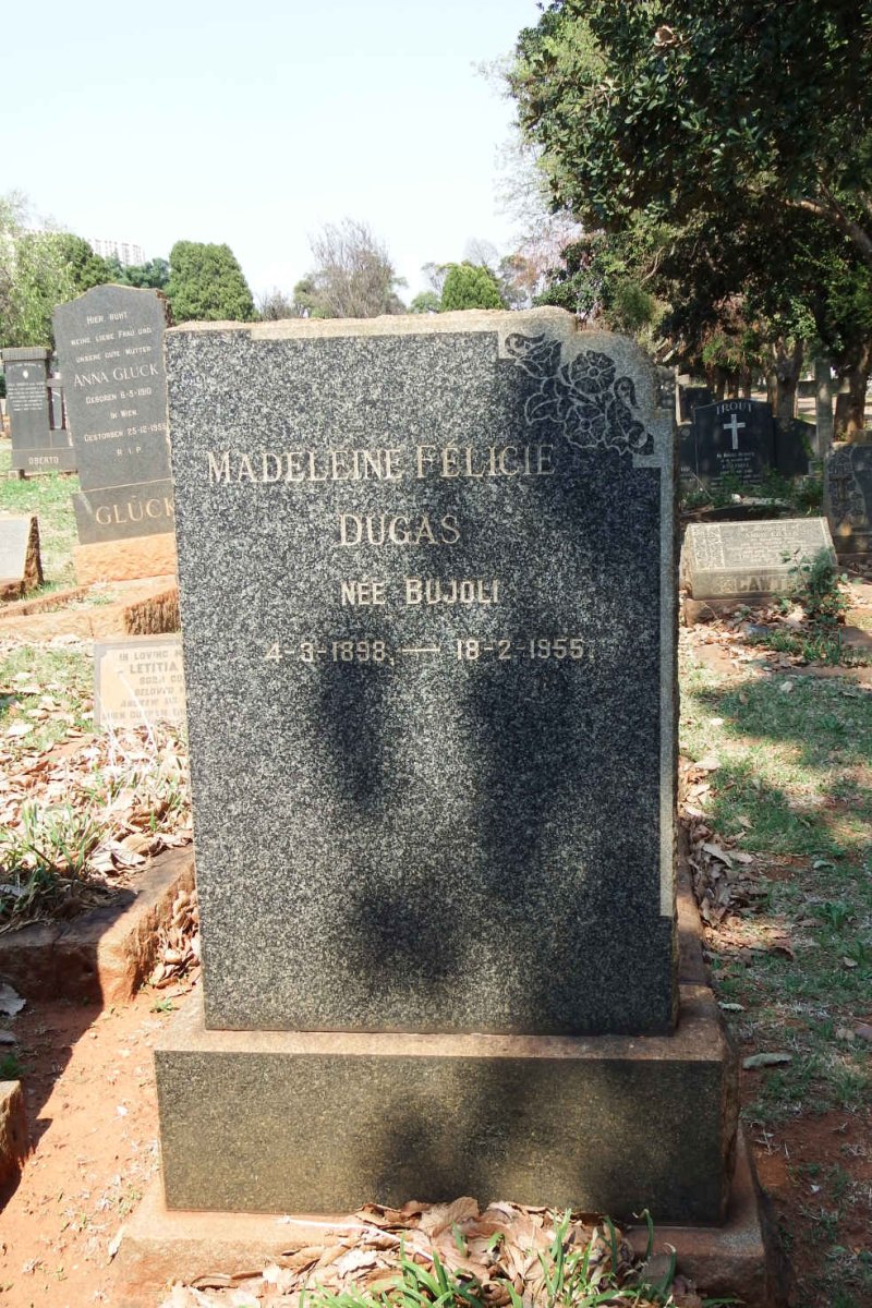 DUGAS Madeleine Felicie nee BUJOLI 1898-1955