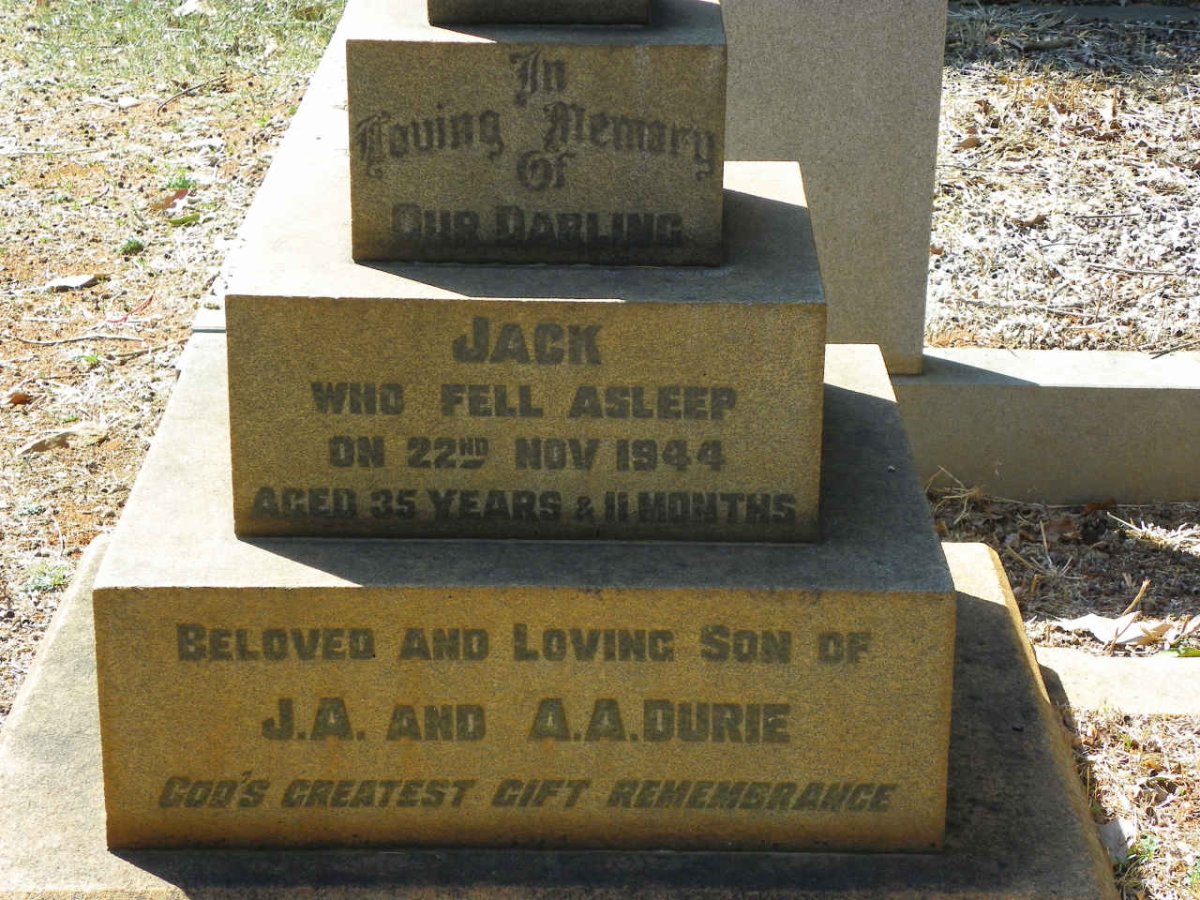 DURIE Jack -1944