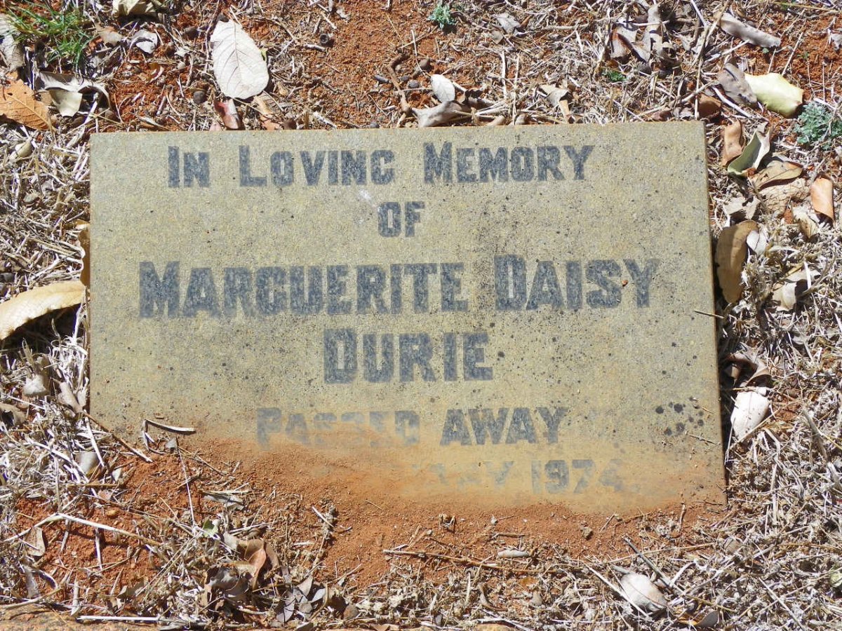 DURIE Marguerite Daisy -1974