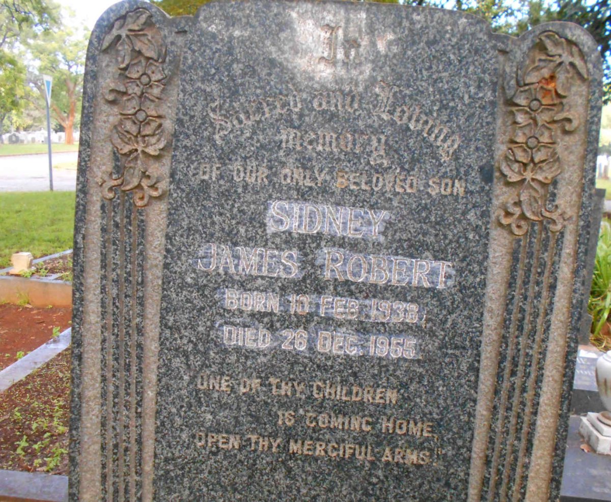 EDWARDS Sidney James Robert 1938-1955