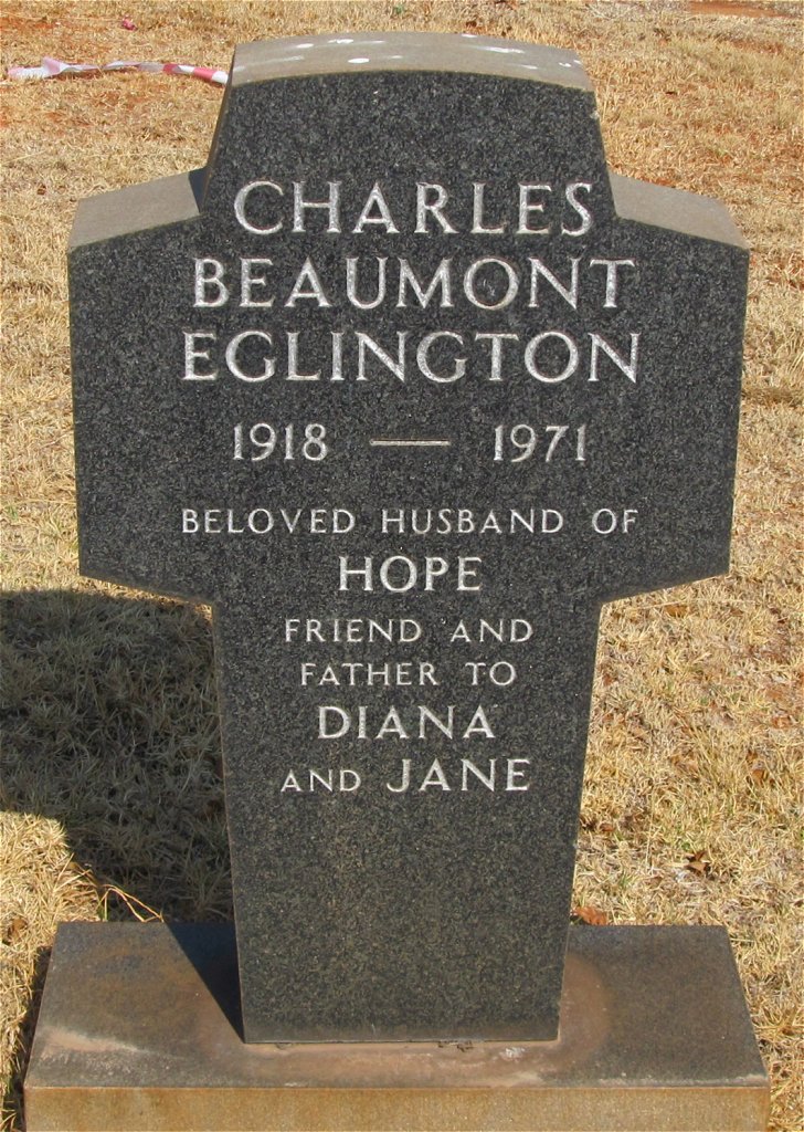 EGLINGTON Charles Beaumont 1918-1971