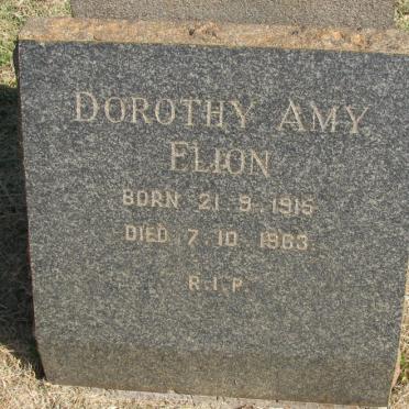 ELTON Dorothy Amy 1915-1963