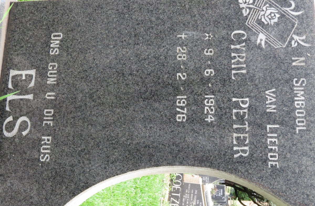 ELS Cyril Peter 1924-1976