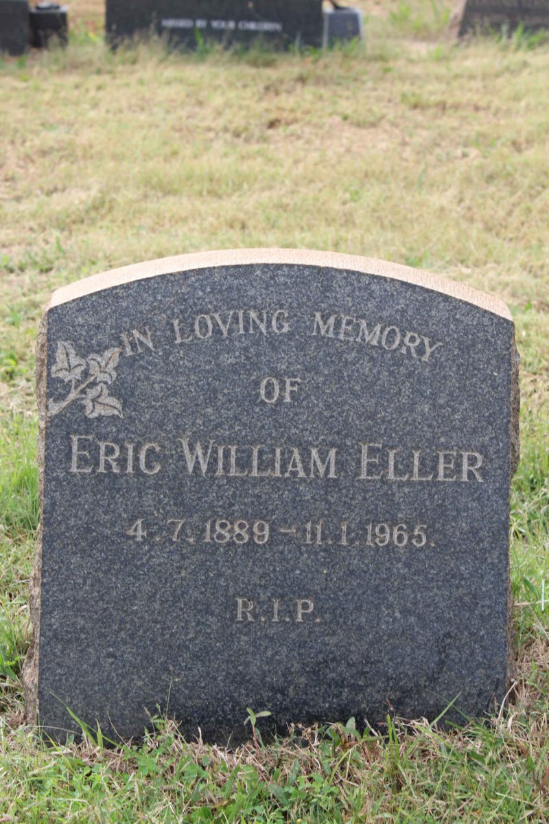 ELLER Eric William 1889-1965