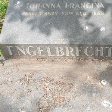 ENGELBRECHT Johanna Francina -1959