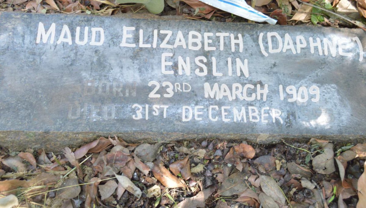 ENSLIN Maud Elizabeth 1909-1953
