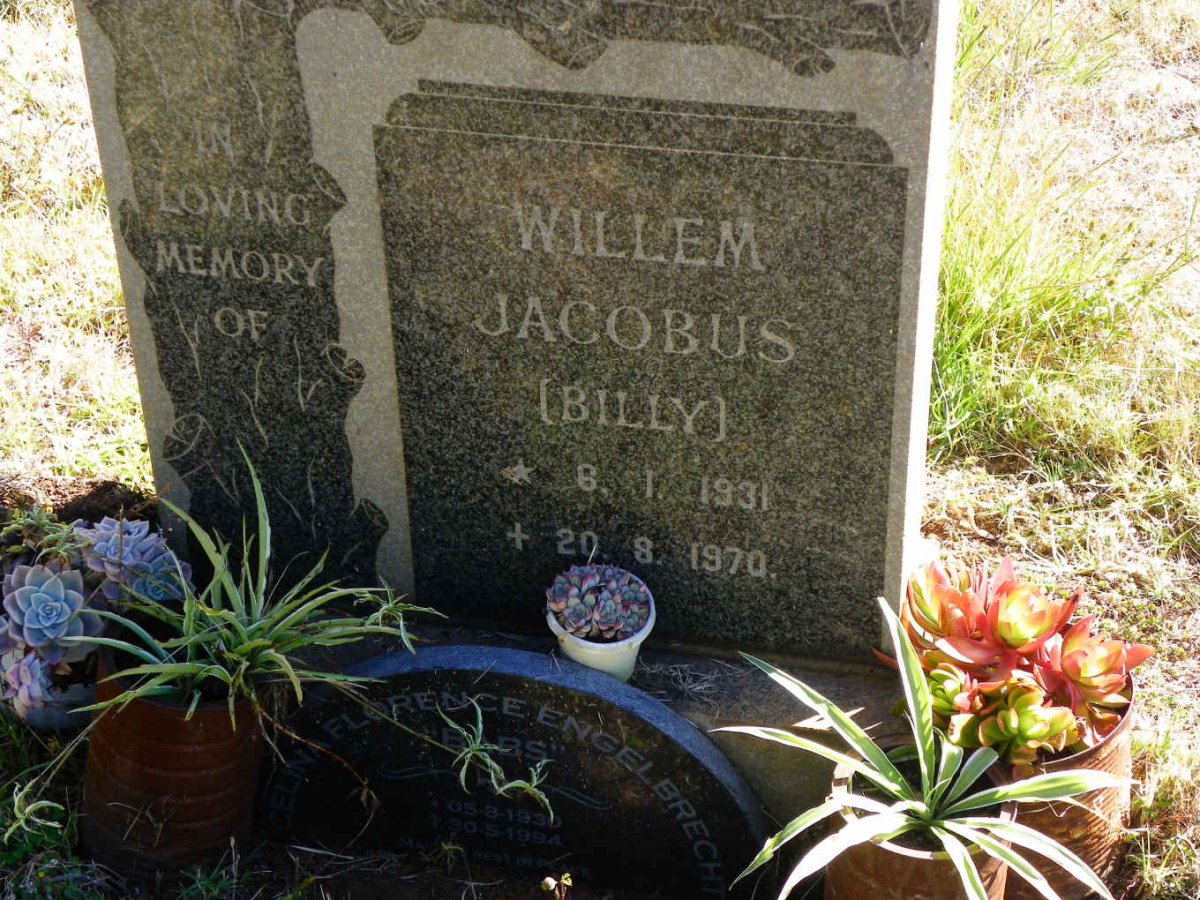 ENGELBRECHT Willem Jacobus 1931-1970 &amp; Celina Florence 1930-1994