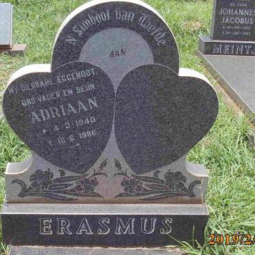 ERASMUS Adriaan 1940-1986