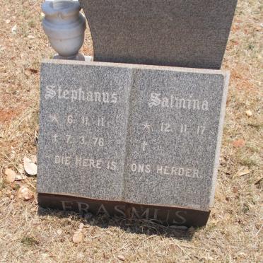ERASMUS Stephanus 1911-1976 &amp; Salmina 1917-