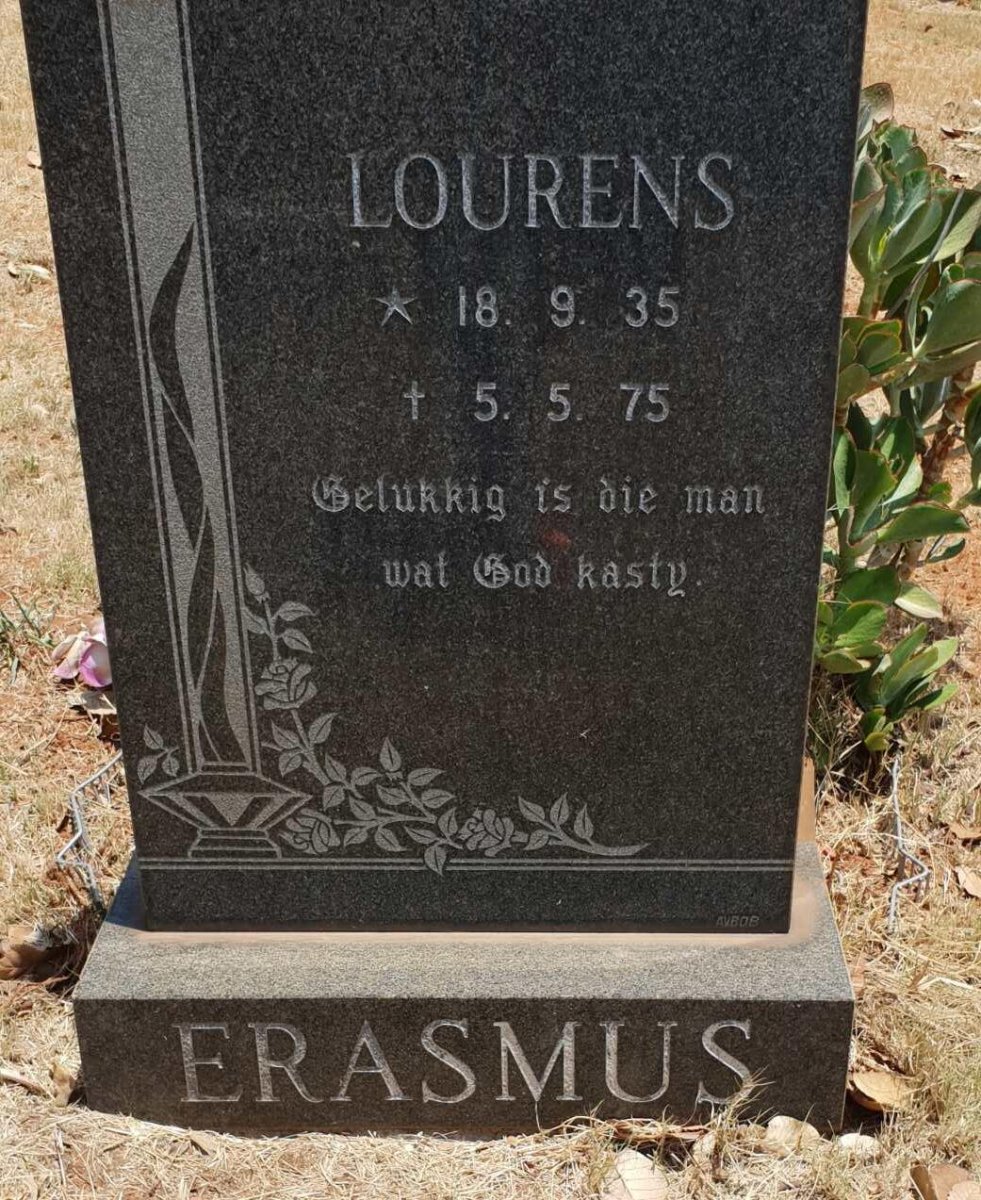 ERASMUS Lourens 1935-1975