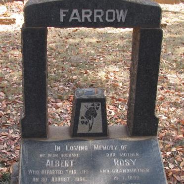 FARROW Albert -1956 &amp; Rosy 1899-1982
