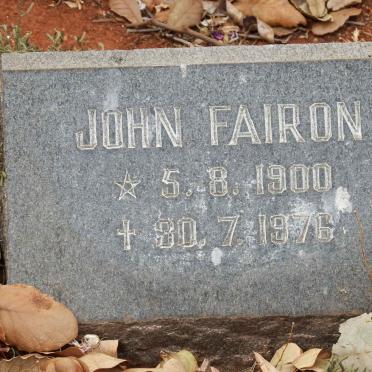 FAIRON John 1900-1976