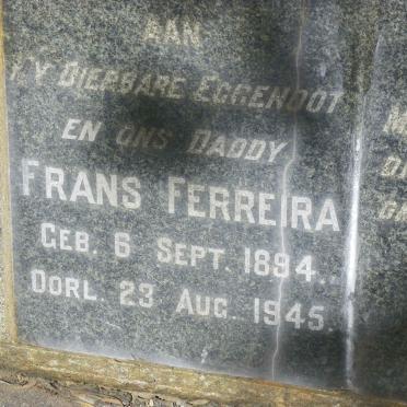 FERREIRA Frans 1894-1945