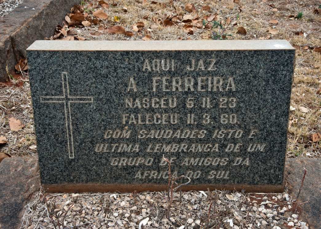 FERREIRA  A. 1923-1960