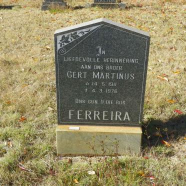 FERREIRA Gert Martinus 1911-1976
