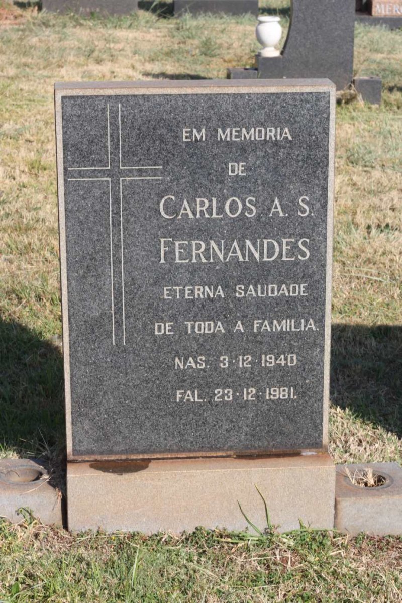 FERNANDES Carlos A.S. 1940-1981