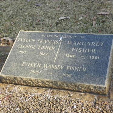 FISHER Evelyn Francis George 1885-1957 &amp; Margaret 1892-1961
