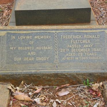 FLETCHER Frederick Ronald -1946