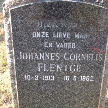 FLENTGE Johannes Cornelis 1913-1962