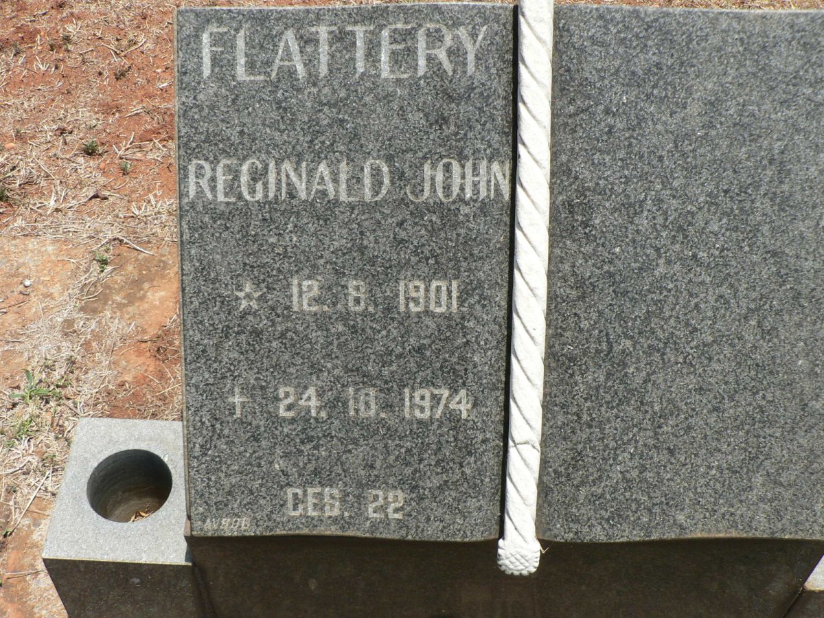 FLATTERY Reginald John 1901-1974